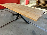 Eetkamertafel oud eiken (250 x 97) - afbeelding 2 van  4