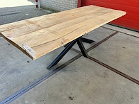 Eetkamertafel oud eiken (250 x 97) - afbeelding 3 van  4