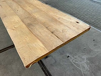Eetkamertafel oud eiken (250 x 97) - afbeelding 4 van  4