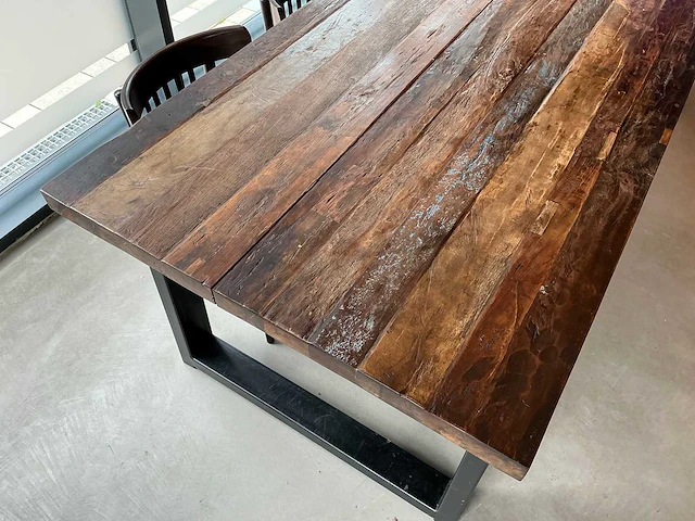 Eetkamertafel stoer - afbeelding 3 van  3