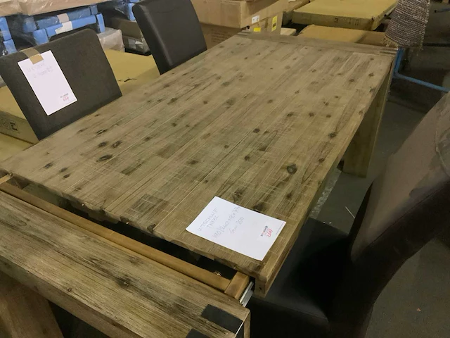 Eetkamertafel uitschuifbaar - afbeelding 6 van  9
