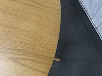 Eettafel - ø 120 - eiken zuiver, ijver, bruin - afbeelding 4 van  5
