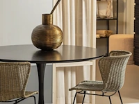 Eettafel - ø 120 cm - zwart | woood, sammy - afbeelding 2 van  5