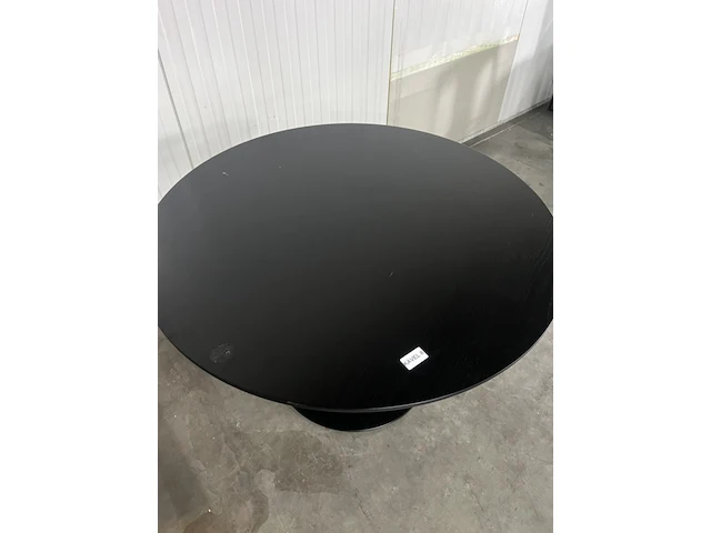 Eettafel - ø 120 cm - zwart | woood, sammy - afbeelding 4 van  5
