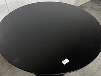 Eettafel - ø 120 cm - zwart | woood, sammy - afbeelding 4 van  5