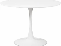 Eettafel 110cm milton & oldbrook, prague, wit - afbeelding 1 van  4