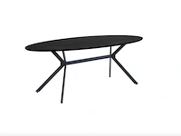 Eettafel 220 100 cm - zwart woood, bruno - afbeelding 1 van  4