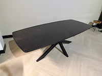 Eettafel deens ovaal visgraat 200cm, richfield, zwart, 2025 - afbeelding 1 van  3