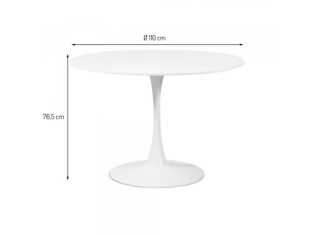 Eettafel diameter 110cm milton & oldbrook, prague - afbeelding 2 van  3