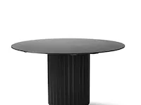 Eettafel hkliving, pillar zwart 140 cm