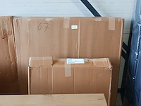 Eettafel mangohout 130 cm rond incl. kruispoot, black, 2025 - afbeelding 1 van  1