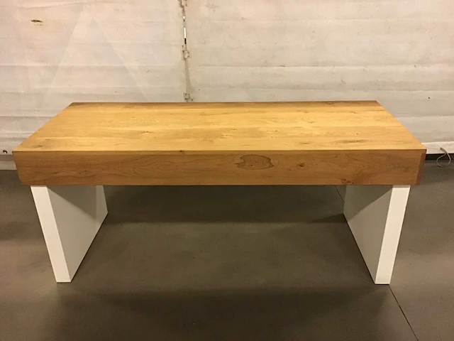 Eettafel met beuken blad - afbeelding 1 van  4