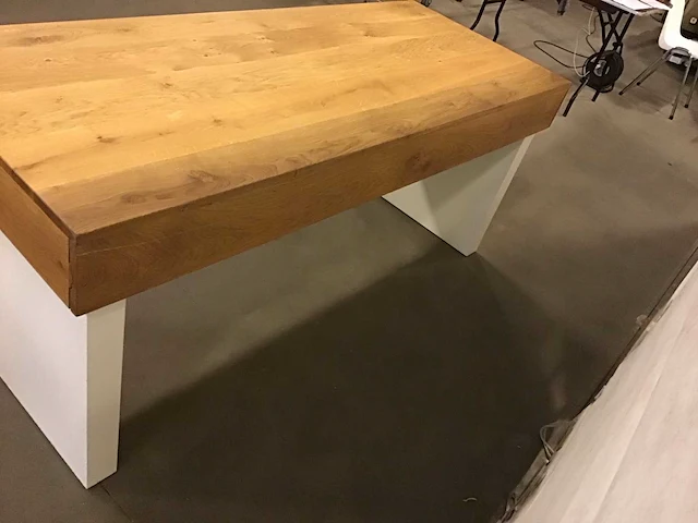 Eettafel met beuken blad - afbeelding 3 van  4