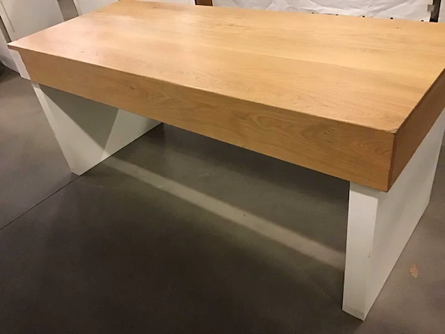 Eettafel met beuken blad - afbeelding 3 van  4