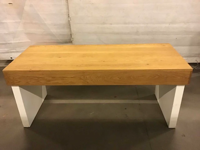 Eettafel met beuken blad - afbeelding 1 van  5