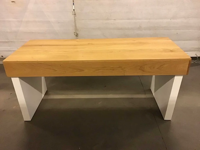 Eettafel met beuken blad - afbeelding 1 van  4