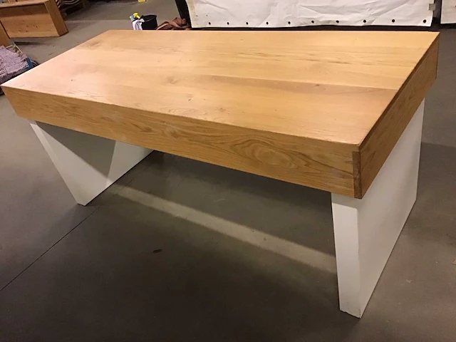 Eettafel met beuken blad - afbeelding 3 van  4