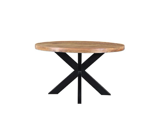 Eettafel rond zazuhome, 100cm, mangohout naturel - afbeelding 1 van  3