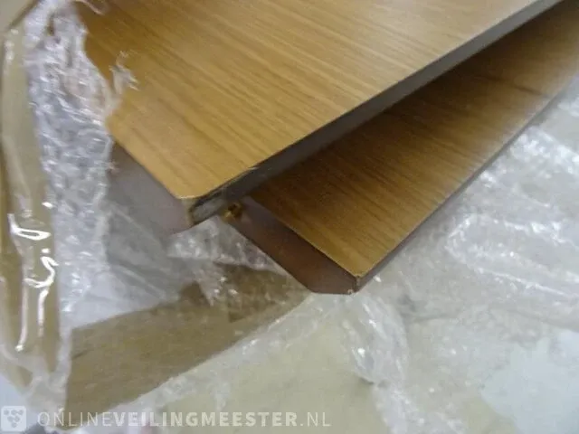 Eettafel uitschuifbaar kave home, oqui 260/160x100 cm eik fineer - afbeelding 4 van  4