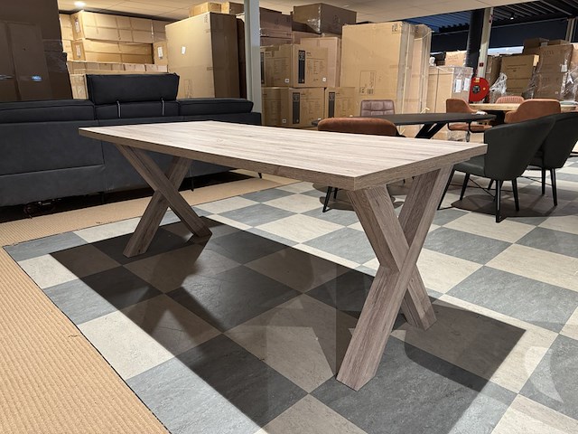 Eettafel, x-poot - afbeelding 1 van  4