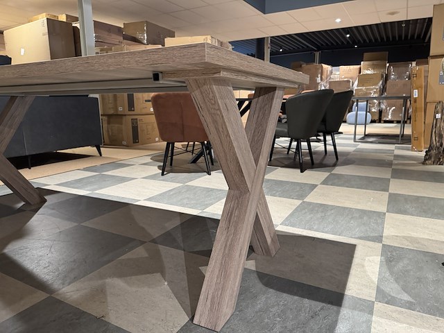 Eettafel, x-poot - afbeelding 2 van  4