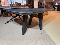 Eettafel, zwart hardhout - afbeelding 3 van  4