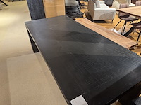 Eettafel, zwart hout - afbeelding 2 van  4