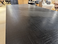 Eettafel, zwart hout - afbeelding 3 van  4