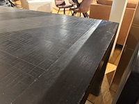 Eettafel, zwart hout - afbeelding 4 van  4