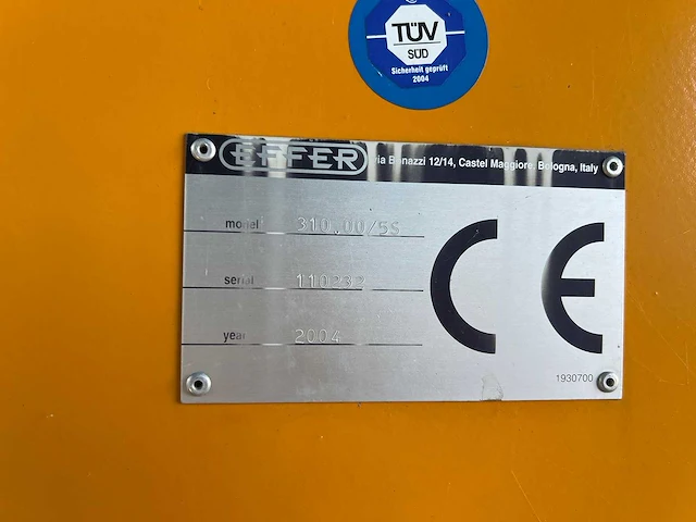 Effer 310 mobile crane 2004 - afbeelding 9 van  18