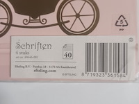 Efteling schrift lijntjes 2 acc aantl 12 stuks. - afbeelding 5 van  5