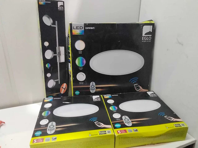 Eglo - eglo led connect bluetooth lampen. (4x) - afbeelding 1 van  6