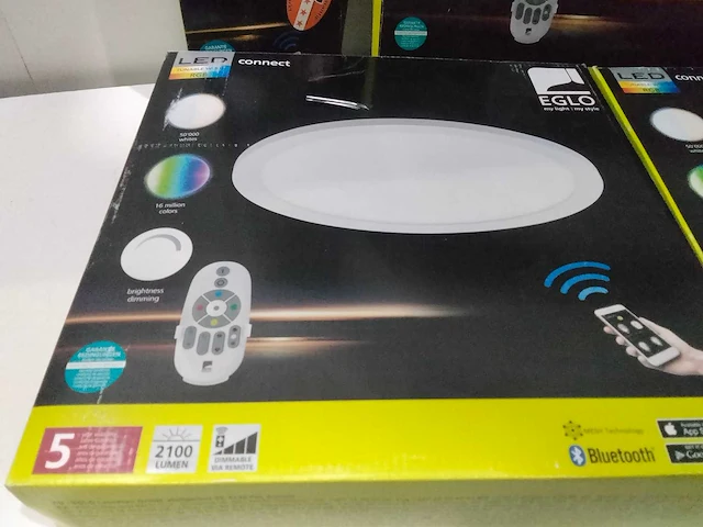Eglo - eglo led connect bluetooth lampen. (4x) - afbeelding 3 van  6