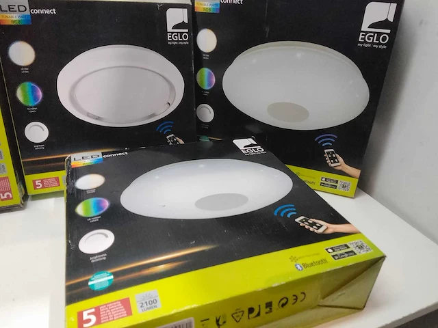 Eglo - eglo led connect bluetooth lampen. (4x) - afbeelding 2 van  7