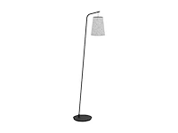 Eglo alsager vloerlamp e27 170 cm zwart/grijs - afbeelding 1 van  3