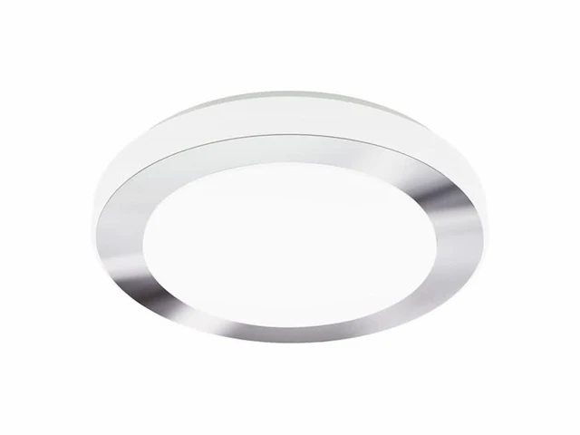 Eglo batholino led carpi wand/plafondlamp 1 lichts 38.5 cm wit chroom - afbeelding 1 van  3