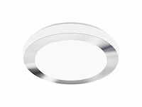Eglo batholino led carpi wand/plafondlamp 1 lichts 38.5 cm wit chroom - afbeelding 1 van  3