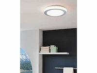 Eglo batholino led carpi wand/plafondlamp 1 lichts 38.5 cm wit chroom - afbeelding 2 van  3