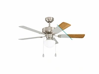 Eglo cadiz plafondlamp met ventilator - 106,6cm - ac longer life - grijs - afbeelding 1 van  4
