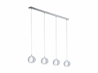 Eglo conessa - hanglamp - 4 lichts - chroom - afbeelding 1 van  3