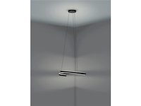 Eglo connect.z smart home led hanglamp andabaiaz metalen pendellamp zigbee app en spraakbesturing alexa lichtkleur instelbaar zwart - afbeelding 2 van  3
