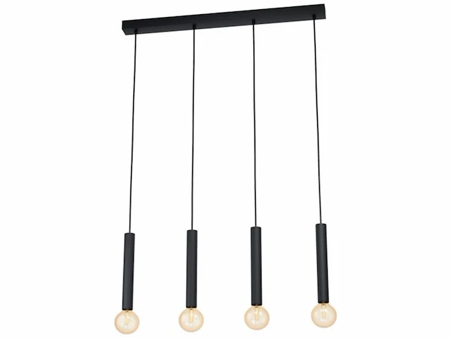 Eglo cortenova hanglamp e27 84 cm zwart - afbeelding 1 van  2