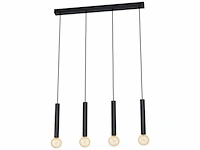 Eglo cortenova hanglamp e27 84 cm zwart - afbeelding 1 van  2
