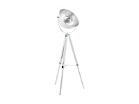 Eglo covaleda vloerlamp e27 164 cm driepoot wit/zilver - afbeelding 1 van  1