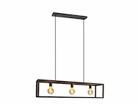 Eglo eldrick hanglamp e27 70 cm zwart - afbeelding 1 van  1