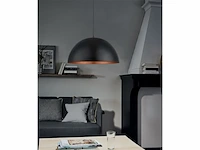 Eglo gaetano 1 hanglamp 1 lichts 530mm zwart, koper - afbeelding 4 van  4