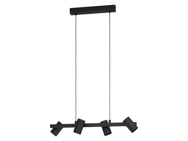 Eglo gatuela 1 hanglamp e14 76 cm zwart - afbeelding 2 van  2