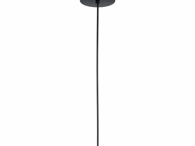 Eglo gorosiba hanglamp e27 15 cm rookglas zwart - afbeelding 2 van  5