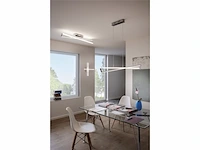 Eglo lasana 1 wand/plafondlamp 1 lichts chroom wit - afbeelding 2 van  2