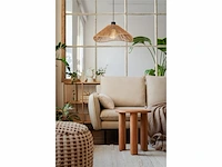 Eglo lavister hanglamp e27 39 cm zwart/bruin papier - afbeelding 2 van  3